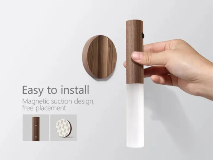 SmartSense Wooden Motion LED Night Lamp