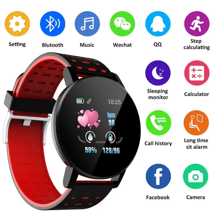 PulseSync Bluetooth Smart Fitness Watch