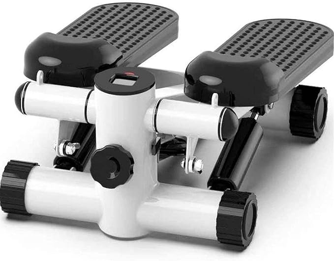 Compact Full Body Stepper with Resistance Bands and LCD Monitor