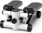 Compact Full Body Stepper with Resistance Bands and LCD Monitor