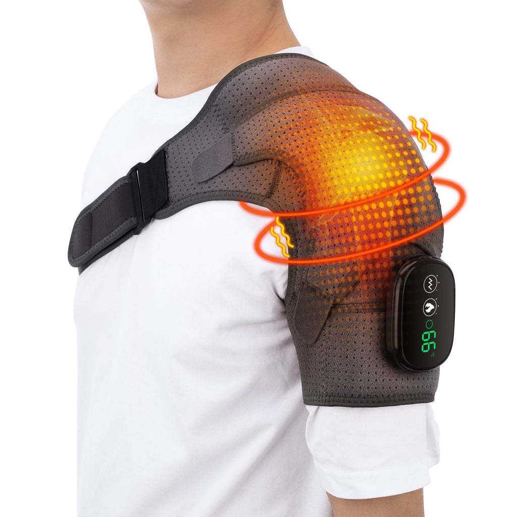 Rechargeable Heated Shoulder Massage Brace