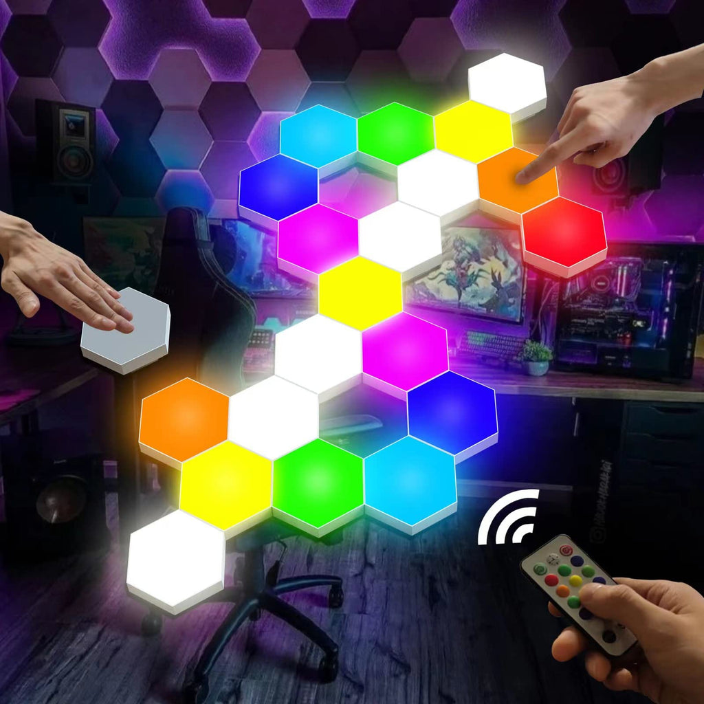 Graffiti Hex Smart Honeycomb Wall Lamp