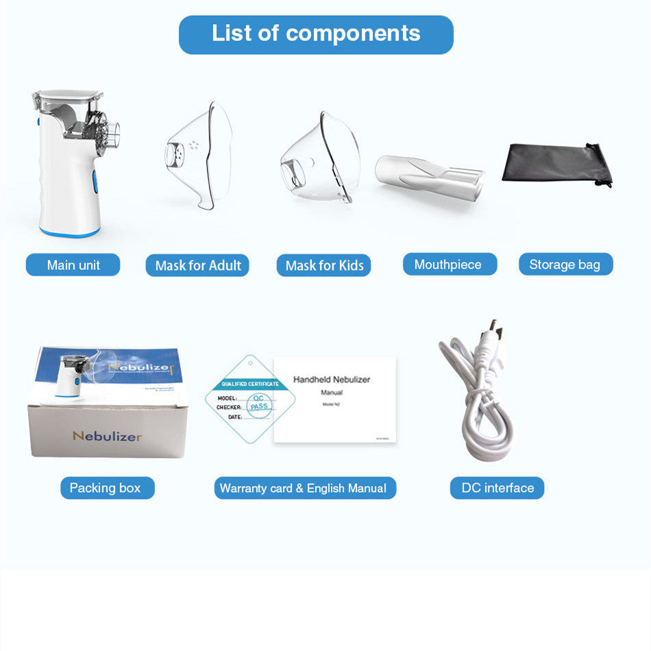 Portable Micro Mesh Handheld Nebulizer