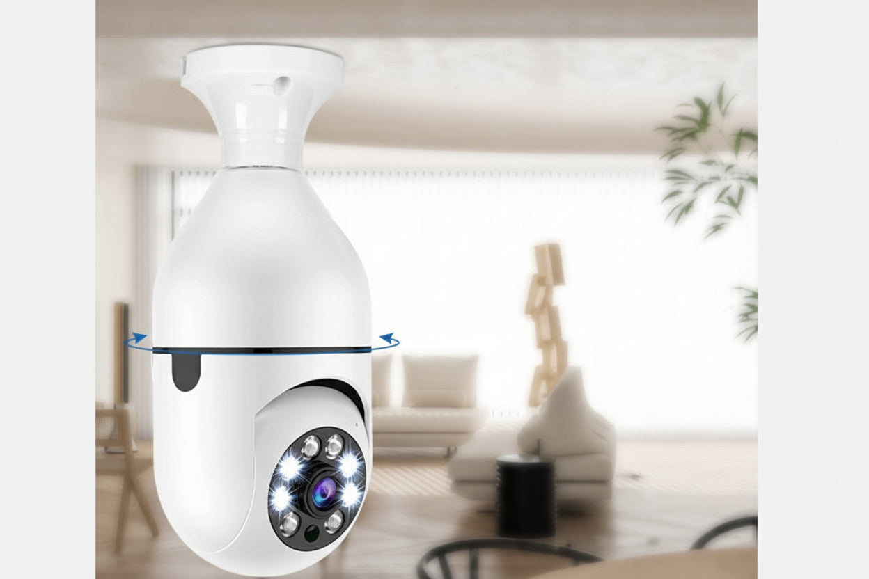 PanoraGuard 360° Smart Bulb Security Camera