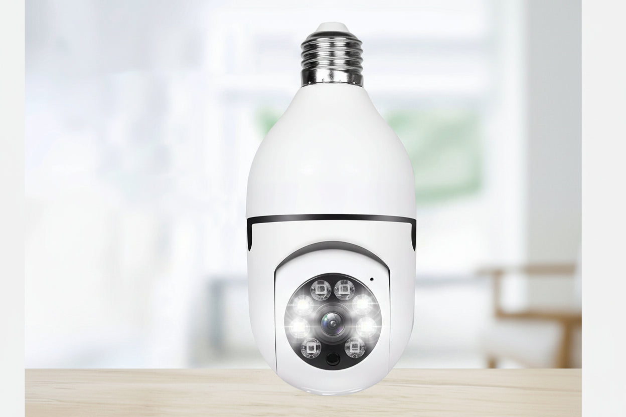 PanoraGuard 360° Smart Bulb Security Camera