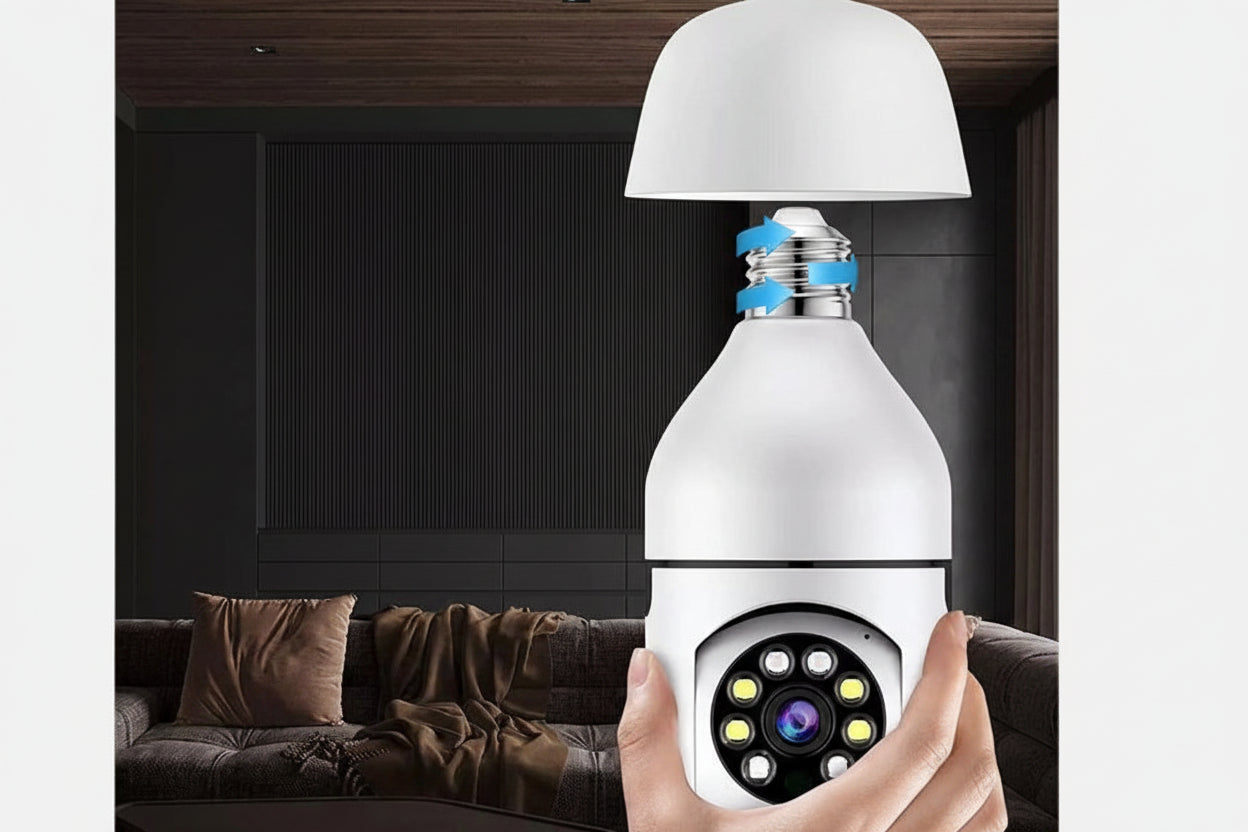 PanoraGuard 360° Smart Bulb Security Camera