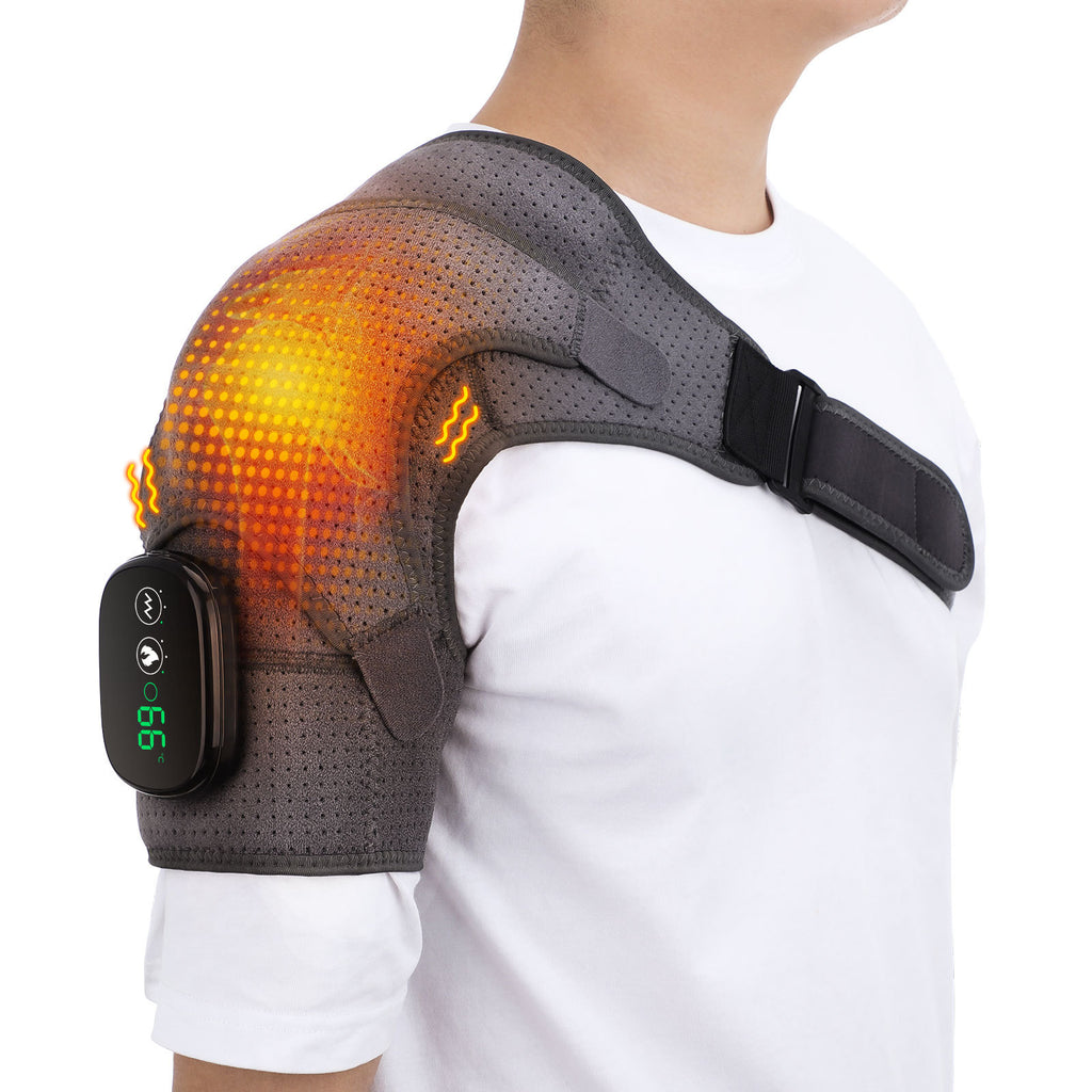 Rechargeable Heated Shoulder Massage Brace