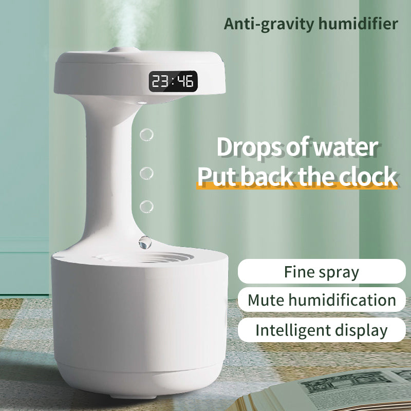 Anti-Gravity Water Drop Aroma Diffuser – Relaxing Mist & Ambient Glow