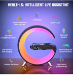 SmartGlow Aura LED Lamp Speaker & Wireless Charger